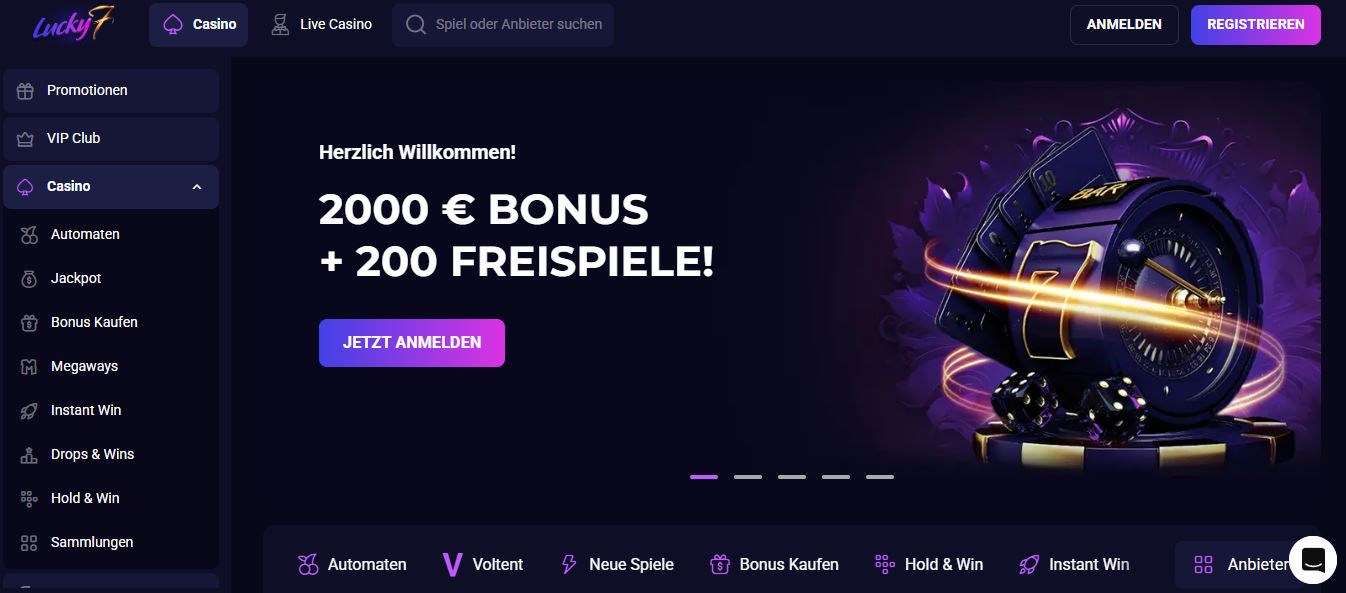 Registriere dich jetzt und sichere 2000€ Willkommensbonus